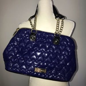BETSY JOHNSON PATENT BAG